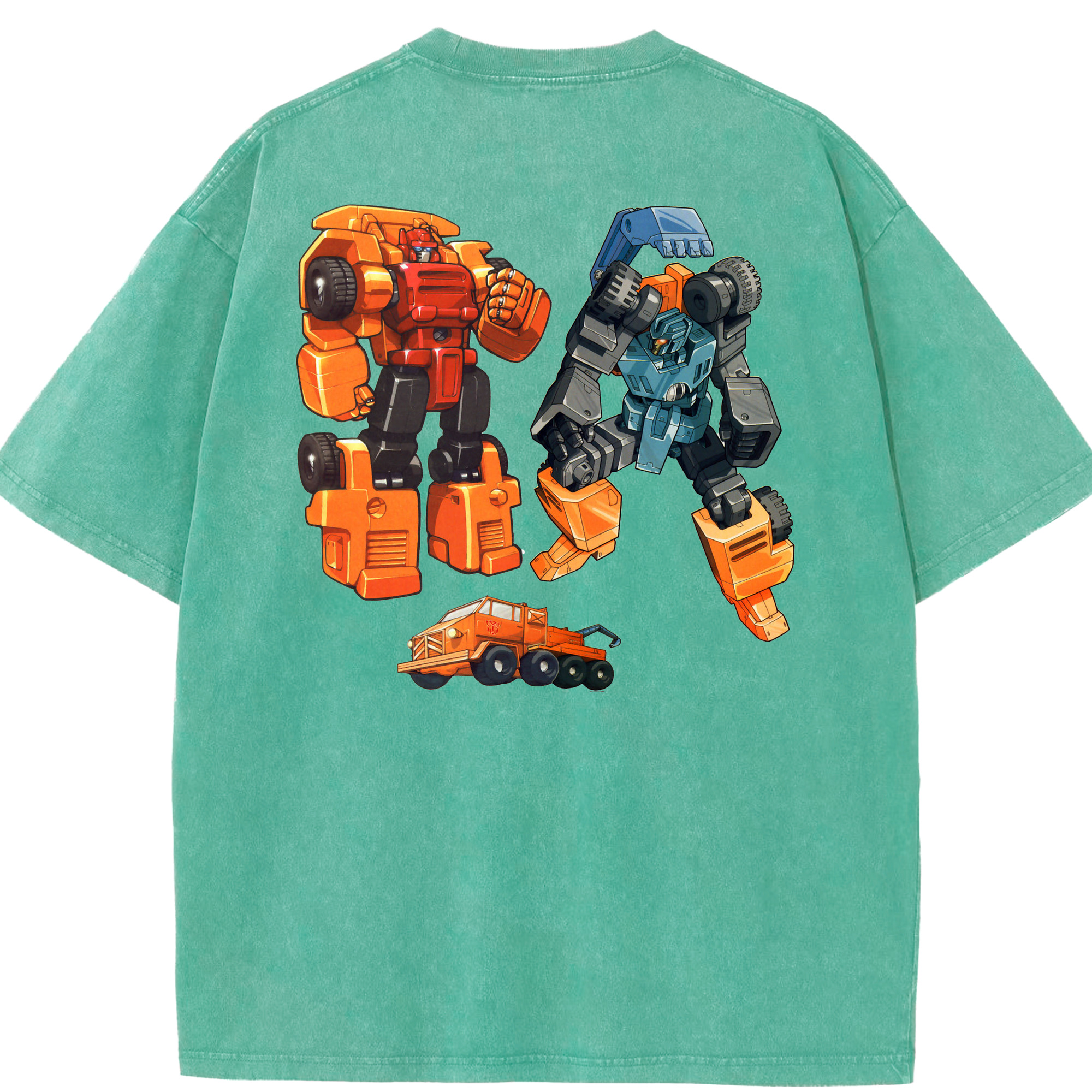 （画像用）  綿100% ヴィンテージ風 半袖Tシャツ（背面プリント）